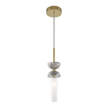 Maytoni KYOTO függeszték fém, márvány, üveg, szürke, arany, fehér, G9 - MOD178PL-01GR