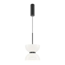 Maytoni KYOTO függeszték fém, üveg, fekete, fehér, LED, 3000K, 11W, 1300lm - MOD178PL-L11B3K