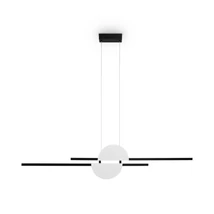 Maytoni SKYLINE függeszték fém, fekete, fehér, LED, 4000K, 26W, 900lm - MOD179PL-L26W4K