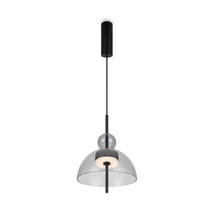 Maytoni BANGKOK függeszték fém, üveg, fekete, áttetsző, LED, 3000K, 12W, 1200lm - MOD185PL-L11B3K1