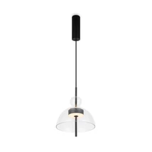 Maytoni BANGKOK függeszték fém, üveg, fekete, áttetsző, LED, 3000K, 12W, 1200lm - MOD185PL-L6B3K1