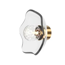 Maytoni MIRACLE fali lámpa fém, üveg, sárgaréz, áttetsző, G9 - MOD207WL-01BS