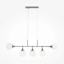 Maytoni ERICH függeszték üveg fehér 5x E14 - MOD221-PL-05-N