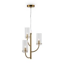 Maytoni Arco függeszték fém, üveg, sárgaréz, G9 - MOD223PL-03BS