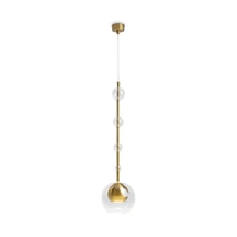 Maytoni ROS függeszték fém, üveg, sárgaréz, áttetsző, GU10 - MOD227PL-01BS