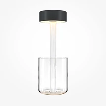 Maytoni AI asztali lámpa üveg, fém, fekete, áttetsző, LED, 2200K-4000K, 3W, 120lm - MOD229TL-L3B3K1