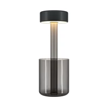 Maytoni AI asztali lámpa üveg, fém, fekete, füstszín, LED, 2200K-4000K, 3W, 120lm - MOD229TL-L3B3K3
