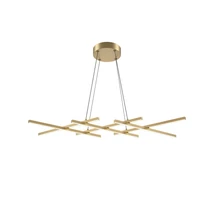 Maytoni HALO függeszték fém, sárgaréz, LED, 2600K-3500K, 40W, 1400lm - MOD244PL-L50BSK