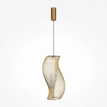 Maytoni SHADOWS függeszték fém, sárgaréz, LED, 20W, 3000K, 1400 Lm - MOD263PL-L20BS3K