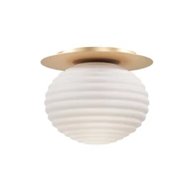Maytoni REELS mennyezet lámpa fém, üveg, arany, fehér, E27 - MOD268CL-01G