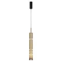 Maytoni ORDO függeszték fém, üveg, fekete, sárgaréz, LED, 3000K, 8W, 920lm - MOD272PL-L12BS3K