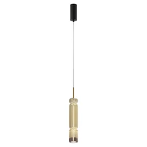Maytoni ORDO függeszték fém, üveg, fekete, sárgaréz, LED, 3000K, 8W, 920lm - MOD272PL-L12BS3K1
