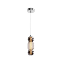 Maytoni DROP függeszték fém, üveg, króm, LED, 3000K, 16W, 2000lm - MOD273PL-L16CH3K