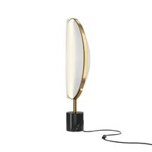 Maytoni BREEZE asztali lámpa fém, akrill, sárgaréz, fehér, LED, 3000K, 15W, 870lm - MOD281TL-L15BS3K