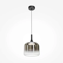 Maytoni SPIRITO függeszték fém, üveg, fekete, LED, 12W, 3000K, 2000 Lm - MOD286PL-L18B3K