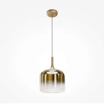 Maytoni SPIRITO függeszték fém, üveg, arany, LED, 12W, 3000K, 2000 Lm - MOD286PL-L18G3K
