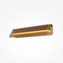 Maytoni FLAT fali lámpa fém, üveg, sárgaréz, LED, 10W, 3000K, 1150 Lm - MOD296WL-L10BC3K