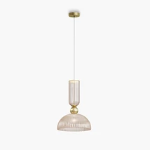 Maytoni ANTIC függeszték fém, üveg, arany, E27 - MOD302PL-01CG1