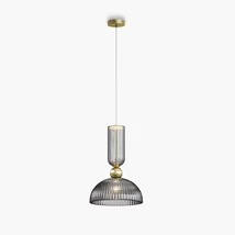 Maytoni ANTIC függeszték fém, üveg, arany, szürke, E27 - MOD302PL-01GR1