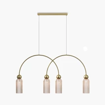 Maytoni ANTIC függeszték fém, üveg, arany, E14 - MOD302PL-04CG