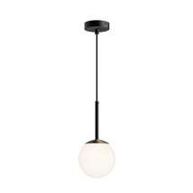 Maytoni Basic form függeszték fém, üveg, fekete, fehér, E14 - MOD321PL-01B
