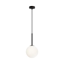 Maytoni Basic form függeszték fém, üveg, fekete, fehér, E14 - MOD321PL-01B1