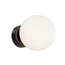 Maytoni Basic form fali lámpa fém, üveg, fekete, fehér, E14 - MOD321WL-01B