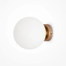 Maytoni Basic form fali lámpa fém, üveg, arany, fehér, E14 - MOD321WL-01G2
