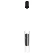 Maytoni DYNAMICS függeszték fém, üveg, fekete, áttetsző, GU10 - MOD326PL-01B