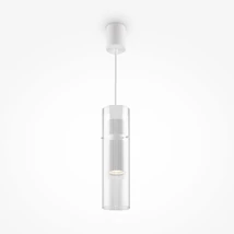 Maytoni DYNAMICS függeszték fém, üveg, fehér, áttetsző, GU10 - MOD326PL-01W