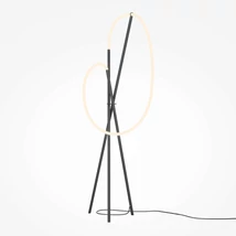 Maytoni CROCHET állólámpa fém, műanyag, fekete, LED, 36W, 3000K, 2500 Lm - MOD369FL-L36B3K