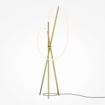 Maytoni CROCHET állólámpa fém, műanyag, réz, LED, 36W, 3000K, 2500 Lm - MOD369FL-L36BS3K