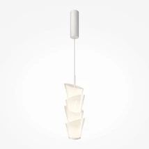 Maytoni SEOUL függeszték fém, üveg, fehér, LED, 14W, 3000K, 1700 Lm - MOD374PL-L28W3K