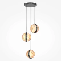 Maytoni MISTERIO függeszték fém, üveg, fekete, LED, 15W, 2700K, 2000 Lm - MOD379PL-L17B2.7K
