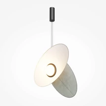 Maytoni EVOLUTION függeszték fém, fekete, LED, 9W, 3000K, 400 Lm - MOD396PL-L10GR3K
