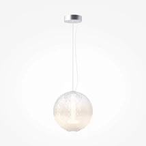 Maytoni BRUMA függeszték fém, üveg, króm, áttetsző, LED, 15W, 2700K, 2000 Lm - MOD397PL-L15CH2.7K