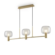Maytoni Vision függeszték fém, üveg, arany, E14 - MOD411PL-03G