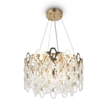 Maytoni Tissage függeszték fém, arany, E14 - MOD490PL-07G