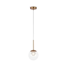 Maytoni BASIC FORM függeszték fém, üveg, arany, áttetsző, G9 - MOD521PL-01G1