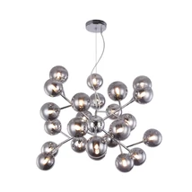 Maytoni DALLAS függeszték üveg füstös 24x G9 - MOD545PL-24CH