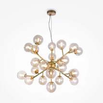 Maytoni DALLAS függeszték üveg borostyán 24x G9 - MOD545PL-24G