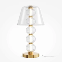 Maytoni AMULET asztali lámpa fém, üveg, arany, áttetsző, LED, 10W, 3000K, 500 Lm - MOD555TL-L8G3K