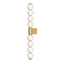 Maytoni AMULET fali lámpa fém, üveg, arany, áttetsző, LED, 3000K, 19W, 800lm - MOD555WL-L13G3K