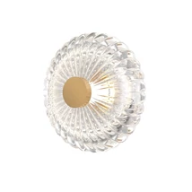 Maytoni AMULET fali lámpa fém, üveg, arany, áttetsző, LED, 3000K, 3W, 90lm - MOD555WL-L3G3K