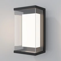 Maytoni BAKER STREET kültéri fali lámpa fém, üveg, fekete, LED, 10W, 3000K, 420 Lm, IP 65 - O021WL-L10B3K