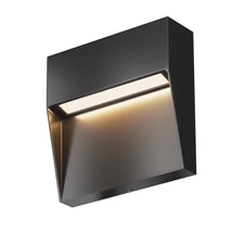 Maytoni MANE kültéri fali lámpa fém, műanyag, fekete, fehér, LED, 3000K, 3W, 100lm, IP54 - O047SL-L3B3K
