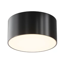 Maytoni ZON IP kültéri mennyezet lámpa fém, műanyag, fekete, fehér, LED, 3000K, 15W, 900lm, IP65 - O430CL-L15B3K