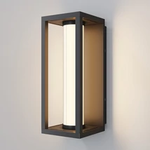 Maytoni EXPO kültéri fali lámpa fém, fekete, LED, 12W, 3000K, 650 Lm, IP 54 - O480WL-L12B3K