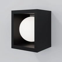 Maytoni SLATE kültéri fali lámpa fém, műanyag, grafit, fehér, LED, 10W, 3000K, 250Lm, IP65 - O483WL-L10GF3K