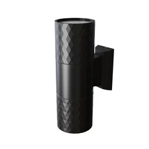 Maytoni BOWERY kültéri fali lámpa fém, fekete, GU10, IP54 - O583WL-02B